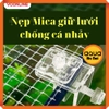 Kẹp mica VUÔNG VOONLINE giữ lưới chắn chống cá nhảy cho bể cá cảnh thủy sinh - Bộ 2 chiếc