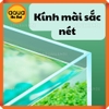 Bể cá kính siêu trong - Bể cá cảnh thủy sinh dán dấu keo, mài vi tính - 50x27x30 cm