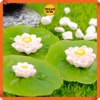 Mô hình hoa sen nhụy vàng - Phụ kiện trang trí thủy sinh, bán cạn terrarium, tiểu cảnh, sen đá, decor nội thất