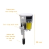 Lọc thác Coco HF-600 (Có sẵn lọc váng và bịt tép) - Lọc treo thành hồ cá thủy sinh