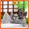 Mô hình cây cầu đá cuội phong cách Nhật decor tiểu cảnh, trang trí terrarium