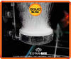 Đĩa sủi Oxy siêu mịn hồ cá thủy sinh - hoa sen Lotus - acrylic trong suốt Phi