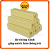 Thanh sứ lọc hoa mai vàng  - Vật liệu lọc làm trong nước hồ cá Koi, cá rồng, thủy sinh 4*4*16 cm