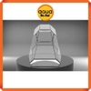 Bể kính đa giác terrarium, bình thủy tinh tiểu cảnh bán cạn - Viền silicon - Mẫu N-02 size XL (60*32*33 cm)