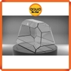 Bể kính đa giác terrarium, bình thủy tinh tiểu cảnh bán cạn - Viền silicon - Mẫu N-02 size S (38*19*21 cm)