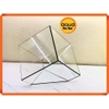 Bể kính đa giác terrarium, bình thủy tinh tiểu cảnh bán cạn - Viền silicon - Mẫu D-22 size L (20*20*20 cm)