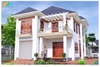 Mẫu phối sơn 3D nhà biệt thự 3 tầng số 7