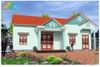 Phối sơn 3D nhà 1 tầng mẫu 22