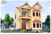 Phối màu sơn biệt thự 3D uy tín mẫu 15