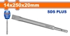 Mũi Đục Dẹp Đuôi Gài 14X250X20Mm Wgz1202 - Wadfow
