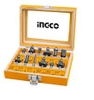 Bộ 12 mũi phay gỗ 12mm Ingco AKRT1221