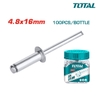 Đinh rive rút nhôm/inox 4.8x16mm TOTAL WJRT4801611
