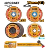 Bộ 30 Đá Cắt Đá Mài Và Nhám Xếp 76mm(3 inch) INGCO MCD07630