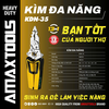 Kìm Đa Năng 13 Trong 1 Amaxtools KDN-35, Tuốt Dây Và Bấm Dây