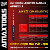 Mũi Khoan Lệch Tâm Amaxtools AK-HEX3.2 3.2mm, Hợp Kim Siêu Cứng
