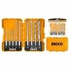 Bộ 9 mũi khoan bê tông đuôi gài INGCO AKDL30901