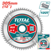Lưỡi Cưa Nhôm TCT 120 Răng 305mm Total TAC2339212