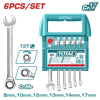 Bộ Cờ Lê Miệng Vòng Xoay Chiều TOTAL THT103RK066 8-17MM