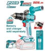 Máy khoan búa không chổi than dùng pin 20V (không kèm pin & sạc) Total TIDLI209685