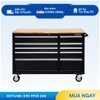 Tủ Dụng Cụ CSPS 132cm 10 Hộc Kéo Đen Trắng