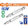 Bộ 2 Mũi bắt vít 2 đầu PH2+PH2 50mm WadFow WSV0K12