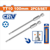 Bộ 2 Mũi vặn vít 1/4 inch-TT10 Wadfow WSV9KT10