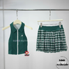 Chân Váy Thể Thao Chính Hãng Màu Xanh Caro Pom Pêche ZINNIA