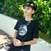 Áo Thể Thao Hydrogen Màu Đen - PALMS SKULL TEE GLASS - 320614 007