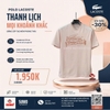 Áo Thể Thao Chính Hãng Màu Be Lacoste Printed TH0284-51-GXI