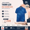 Áo Polo Lacoste Chính Hãng màu xanh dương-DH5175-99-ZMI