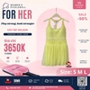 Váy Thể Thao Chính Hãng Wilson Headliner Tennis Dress - màu Vàng WW00159531-MTC