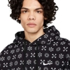 Bộ Thể Thao Nike Màu Đen - Nike Sportswear Club Fleece Monogram -FJ1637-011/FJ1635-011