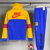 Bộ Thể Thao Màu Vàng Xanh-Nike Sportswear Fleece Pullover Hoodie-DQ3516-793/DQ3517-480