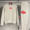 Bộ Thể Thao Nike Màu Be-Nike Sportswear Swoosh League Fleece-DM5460-050/DM5467-050