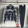 Bộ Thể Thao Màu Đen Xám - Set Nike Jordan Tie Dye Sports Hoodie -DJ0227-100/DM3232-010