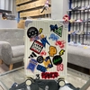 Vali Adidas Màu Trắng Sữa Ver 2 4 bánh Sticker In Chìm size 22 - size xách tay