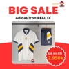 Bộ Thể Thao Adidas Màu Trắng - White Real Madrid Icon Jersey - HT6456/HT6457