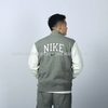 Bộ Thể Thao Nike Màu Xám-Nike Colorblock Printing Logo Alphabet Zipper-DZ2551-063/DZ5225-063