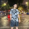 Bộ Thể Thao PUMA Chính Hãng Màu Trắng Đen - Print Basketball - 682314-01/625323-01