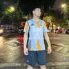 Áo Thể Thao Adidas Chính Hãng Màu Trắng Cam - Real Madrid - JJ3493