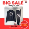 Bộ Thể Thao Chính Hãng Màu Đen Nike Just Do It -DN4473-010/DN4443-010