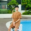 Bộ Thể Thao Adidas Màu Nâu - Pharrell Williams Basics Set - HF9956/HF9930