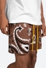 Quần Thể Thao Chính Hãng Màu Nâu MNML Paisley Knit Shorts M2022-V535-BRO