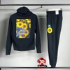 Bộ Thể Thao Nike Màu Đen- Nike Daisy Embroidered Sports Hoodie -DM4994-010/DM5013-010