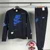 Bộ Thể Thao Nike Màu Đen- Nike Sportswear Sport Essentials Logo-DM6876-010/DM6872-010