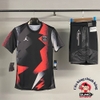 Bộ Thể Thao Màu Đen Đỏ - Set Jordan Brand PGS Mesh SS Top-BV6100-011/AT9786-010