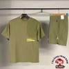 Bộ Thể Thao Nike Màu Olive- AS M J 23ENG LBR SS Top Medium Olive-DM3216-222/DM9981