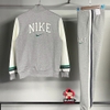 Bộ Thể Thao Nike Màu Xám-Nike Colorblock Printing Logo Alphabet Zipper-DZ2551-063/DZ5225-063