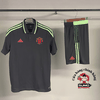Bộ Thể Thao MU Màu Đen Xanh-Adidas Manchester United Polo Shirt-GR9578/GK9444