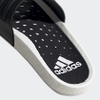 Dép Thể Thao Quai Ngang Chính Hãng Màu Trắng Đen Adidas ADILETTE BOOST EG1910